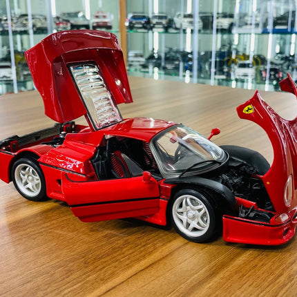 Bburago 1/18 Ferrari F50 Red Diecast Model Car - fine detailed model replica