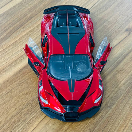 1/18 Diecast Bburago Bugatti Divo Red - showroom-quality model replica