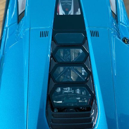 MR Collection 1:18 Lamborghini Countach LPi 800-4 Resin Model Blue Uranus - scale model collectible piece