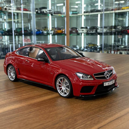 GT Spirit 1/18 Mercedes-Benz AMG C63 Black Series Red Resin Model - detailed collector display model