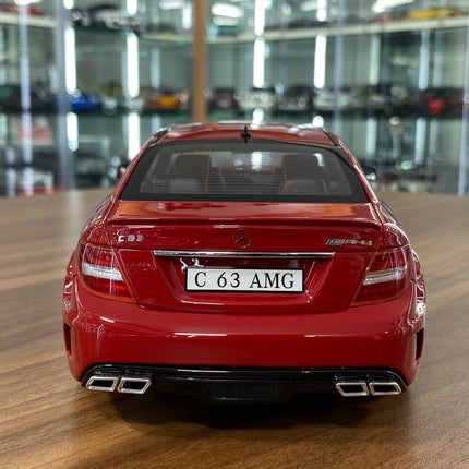 GT Spirit 1/18 Mercedes-Benz AMG C63 Black Series Red Resin Model - fine detailed model replica