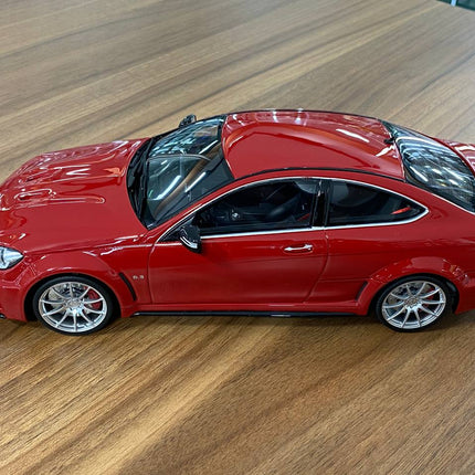 GT Spirit 1/18 Mercedes-Benz AMG C63 Black Series Red Resin Model - scale model for display