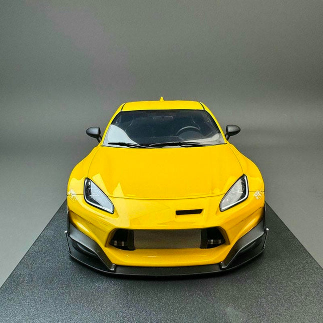 GT Spirit Rocket Bunny Toyota GR86 1:18 Resin Model Car - studio product photo of the scale model