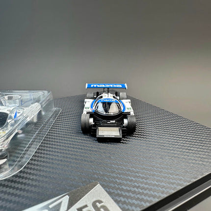 Motorhelix Mazda 787B #56 1991 Blue White 1:64 Diecast Model Car - collector edition scale model