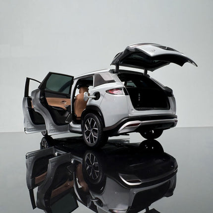 Original Model BYD Song L DM-i 2025 Ice Amber Blue 1:18 Diecast Model Car - scale model for display