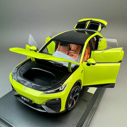 Original Changan S7 Deep Blue 1:18 Diecast Model Car - detailed die-cast style model