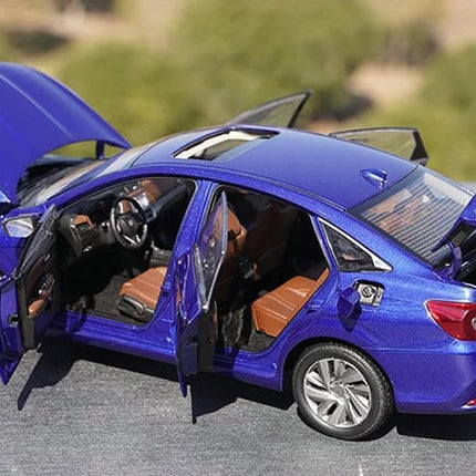 YX Car Model Honda Crider 2019 Blue 1:18 Diecast Model Car - scale model collectible piece