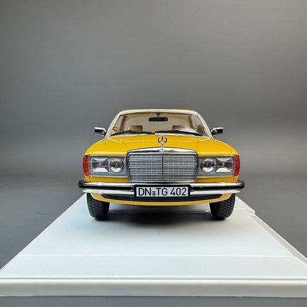 Norev Mercedes-Benz 280CE Sahara Yellow 1:18 Diecast Model Car - collectible scale model car