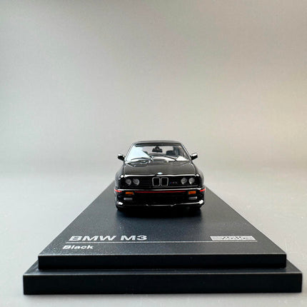 Almost Real BMW M3 (E30) Black 1:64 Diecast Model Car - fine detailed model replica