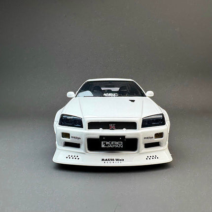 Otto Nissan GT-R R34 KRC 1:18 Resin Model Car - premium collector scale model
