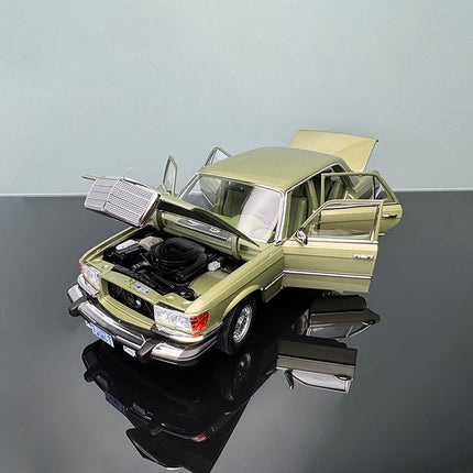 Norev Mercedes-Benz 450SEL Light Green 1:18 Diecast Model Car - scale model for display