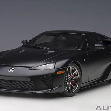 AutoArt Lexus LFA ABS Black 1:18 Diecast Model Car - detailed collector display model