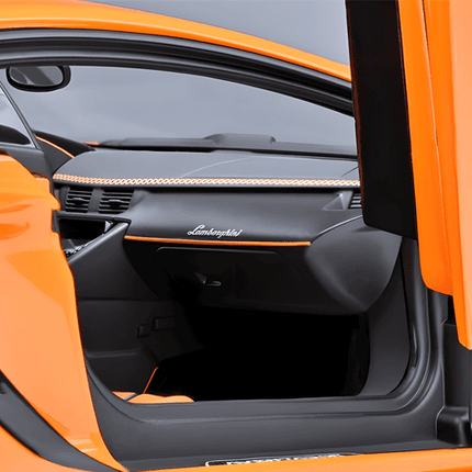 AutoArt Lamborghini Aventador SVJ Orange 1:18 Diecast Model Car - collector display piece