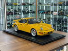 GT Spirit Porsche 911 (964) Turbo S 1994 1:8 Resin Model Yellow - detailed collector display model