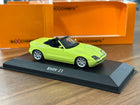 Maxichamps BMW Z1 (E30) 1991 1:43 Yellow Diecast Model Car - detailed collector display model