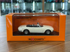 1/43 Diecast Maxichamps MPeugeot 504 Cabriolet 1977 in White - detailed collector display model