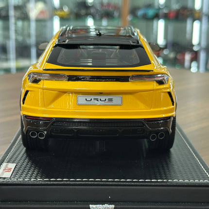 MR Collection Models 1/18 Lamborghini URUS Resin Model Yellow Gold - premium collector scale model