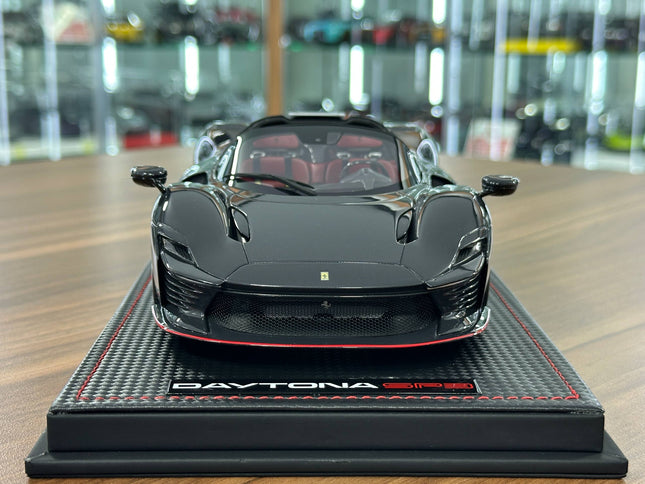 MR Collection Ferrari Daytona SP3 1:18 Full Carbon Fiber Resin Model - studio product photo of the scale model