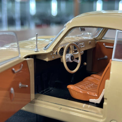 Solido Porsche 356 PRE-A 1:18 Diecast Model Car Beige - showroom-quality model replica