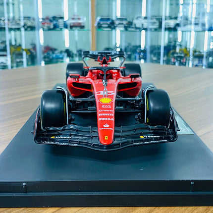 Bburago Ferrari SF-23 #16 Charles Leclerc 1/18 F1 Red Diecast - studio product photo of the scale model