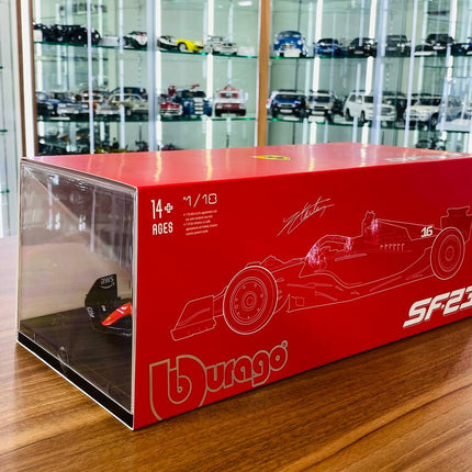 Bburago Ferrari SF-23 #16 Charles Leclerc 1/18 F1 Red Diecast - scale model collectible piece