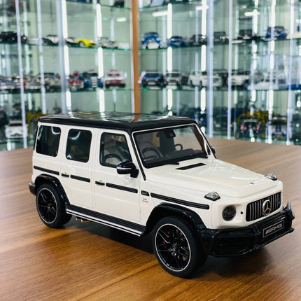 GT Spirit 1:18 Mercedes-Benz G-63 White Resin Model Car - detailed collector display model