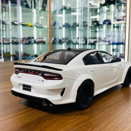 GT Spirit 1/18 Resin Dodge Charger SRT Hellcat White Model Car - fine detailed model replica