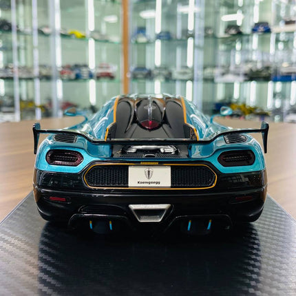 GT Spirit Koenigsegg Agera RSR 1/18 Resin Model Not Opening Blue - premium collector scale model