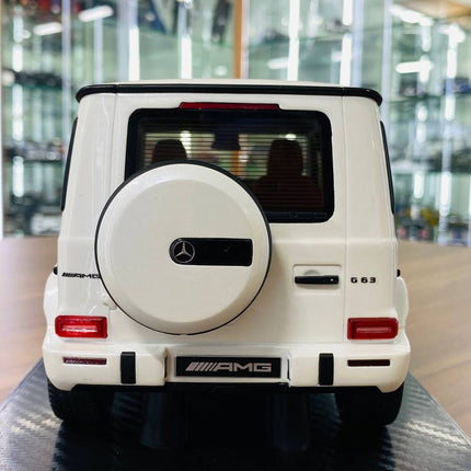 GT Spirit 1:18 Mercedes-Benz AMG G63 White Resin Model Car - premium collector scale model