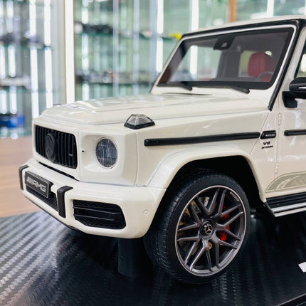 GT Spirit 1:18 Mercedes-Benz AMG G63 White Resin Model Car - collector edition scale model