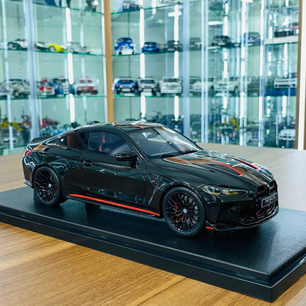 GT Spirit BMW M4 CSL Black 1/18 Resin Model Limited Edition - detailed collector display model