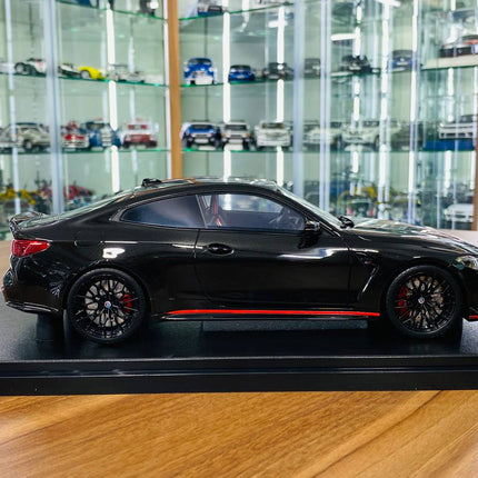 GT Spirit BMW M4 CSL Black 1/18 Resin Model Limited Edition - collectible scale model car