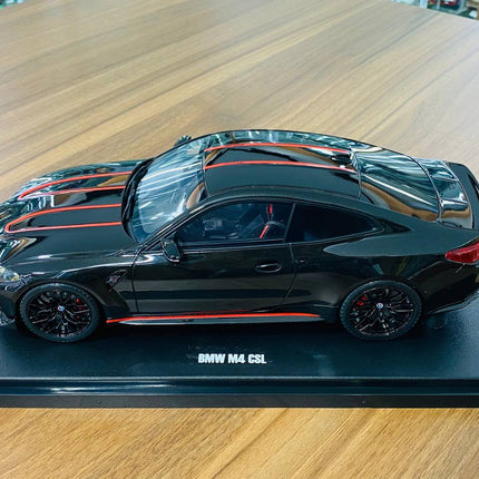GT Spirit BMW M4 CSL Black 1/18 Resin Model Limited Edition - scale model for display