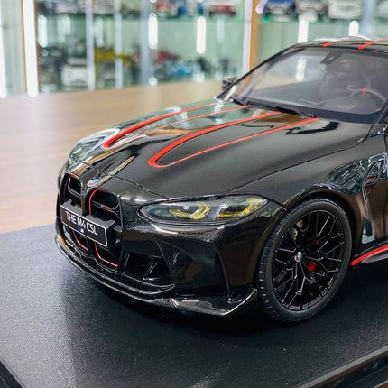 GT Spirit BMW M4 CSL Black 1/18 Resin Model Limited Edition - detailed die-cast style model