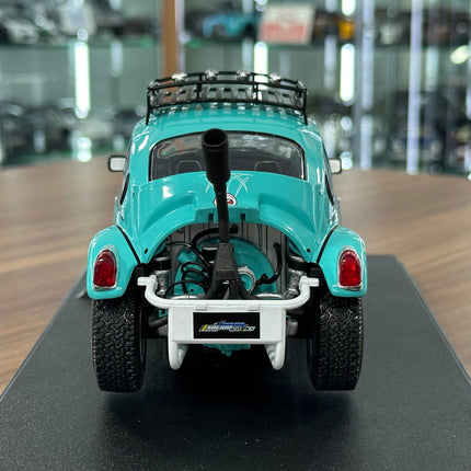 Solido Volkswagen Beetle Buggy Baja 1976 1:18 Diecast Model Car Miami Green - premium collector scale model