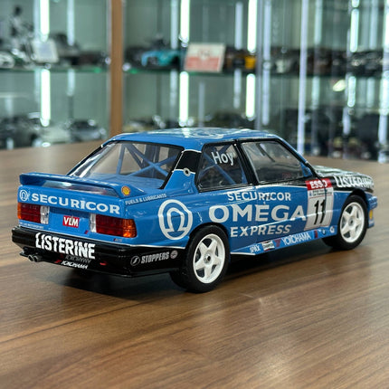 Solido BMW M3 E30 BTCC 1991 W.HOY #11 Racing Decal Blue 1:18 Diecast Model - fine detailed model replica