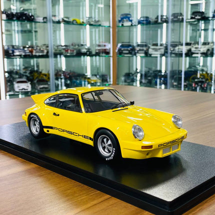 Werk83 Porsche 911 Carrera RSR 3.0 1/18 Resin Diecast Model Yellow - detailed collector display model