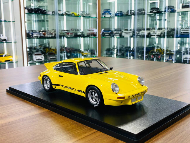 Werk83 Porsche 911 Carrera RSR 3.0 1/18 Resin Diecast Model Yellow - detailed collector display model