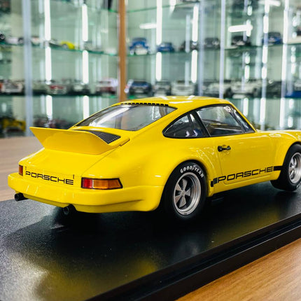 Werk83 Porsche 911 Carrera RSR 3.0 1/18 Resin Diecast Model Yellow - fine detailed model replica