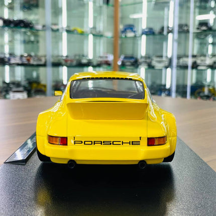 Werk83 Porsche 911 Carrera RSR 3.0 1/18 Resin Diecast Model Yellow - premium collector scale model
