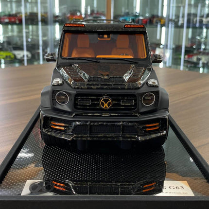 Motorhelix Mercedes-Benz G63 Mansory 1:18 Resin Matt Black - fine detailed model replica