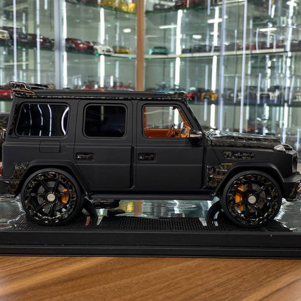 Motorhelix Mercedes-Benz G63 Mansory 1:18 Resin Matt Black - premium collector scale model