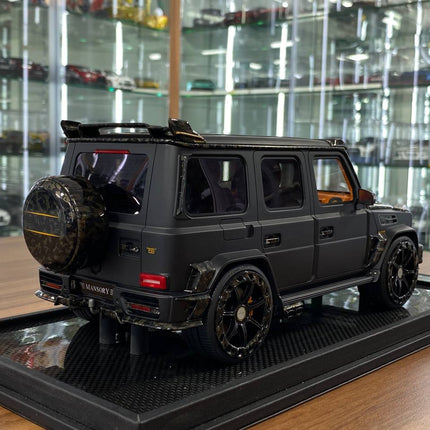Motorhelix Mercedes-Benz G63 Mansory 1:18 Resin Matt Black - scale model for display