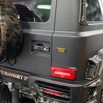 Motorhelix Mercedes-Benz G63 Mansory 1:18 Resin Matt Black - collectible scale model car