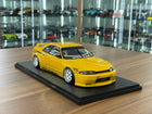 Ignition Model 1:18 Resin Nissan Skyline GT-R R33 Pandem Yellow - detailed collector display model