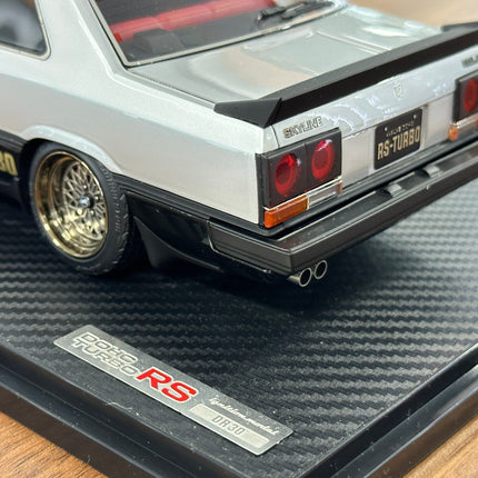 Ignition Model 1:18 Nissan Skyline GT-R 2000 RS-Turbo R30 Silver/Black Resin Model - scale model collectible piece