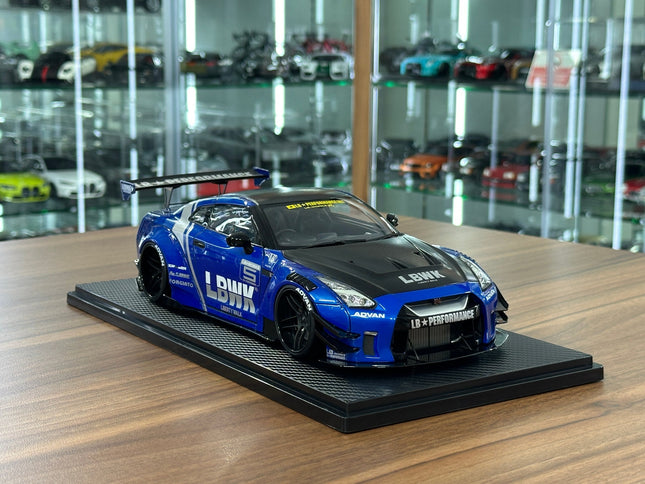 1/18 Resin Ignition Model LB-WORKS Nissan GT-R R35 – Type 2 Blue🚨 - detailed collector display model
