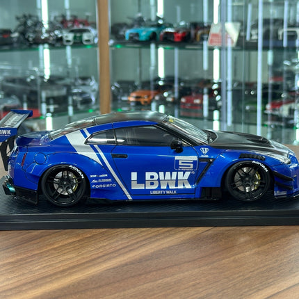 1/18 Resin Ignition Model LB-WORKS Nissan GT-R R35 – Type 2 Blue🚨 - fine detailed model replica