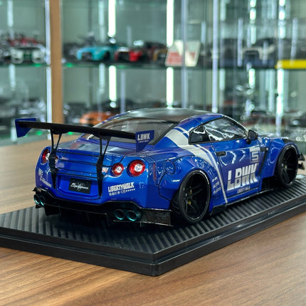 1/18 Resin Ignition Model LB-WORKS Nissan GT-R R35 – Type 2 Blue🚨 - premium collector scale model