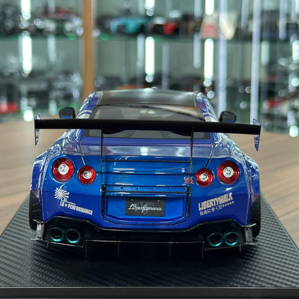 1/18 Resin Ignition Model LB-WORKS Nissan GT-R R35 – Type 2 Blue🚨 - scale model for display